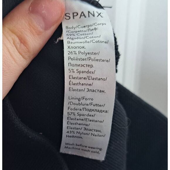 SPANX Jean-ish Ankle Leggings in Black size XS - Picture 7 of 8